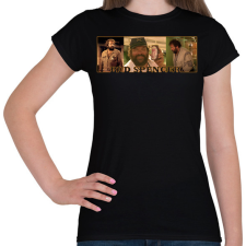 PRINTFASHION Bud Spencer - Női póló - Fekete női póló