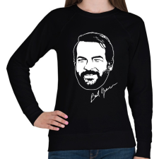 PRINTFASHION Bud Spencer - Női pulóver - Fekete női pulóver, kardigán