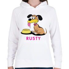 PRINTFASHION Bud Spencer Rusty - Női kapucnis pulóver - Fehér női pulóver, kardigán