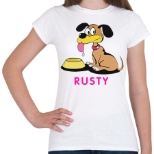 PRINTFASHION Bud Spencer Rusty - Női póló - Fehér női póló