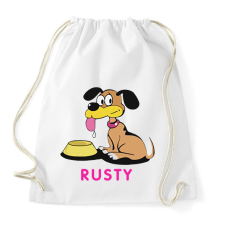 PRINTFASHION Bud Spencer Rusty - Sportzsák, Tornazsák - Fehér tornazsák