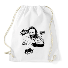 PRINTFASHION Bud Spencer - Sportzsák, Tornazsák - Fehér tornazsák