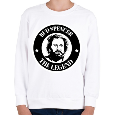 PRINTFASHION Bud spencer the legend - Gyerek pulóver - Fehér