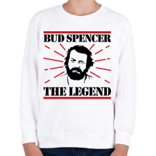 PRINTFASHION Bud Spencer - The legend - Gyerek pulóver - Fehér gyerek pulóver, kardigán