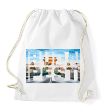 PRINTFASHION Budapest 2 - Sportzsák, Tornazsák - Fehér tornazsák
