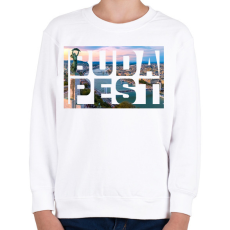 PRINTFASHION Budapest 4 - Gyerek pulóver - Fehér
