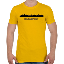 PRINTFASHION Budapest - Férfi póló - Sárga férfi póló