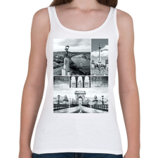 PRINTFASHION Budapest fotó  - Női atléta - Fehér női trikó