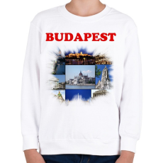 PRINTFASHION Budapest - Gyerek pulóver - Fehér