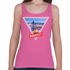 PRINTFASHION Budapest Minta - Női atléta - Rózsaszín