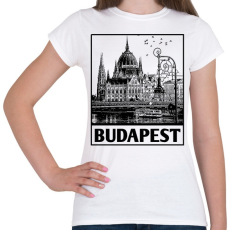 PRINTFASHION Budapest  - Női póló - Fehér