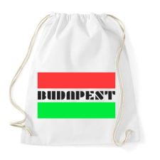 PRINTFASHION BUDAPEST - Sportzsák, Tornazsák - Fehér tornazsák