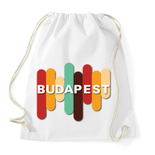 PRINTFASHION Budapest - Színes - Sportzsák, Tornazsák - Fehér tornazsák