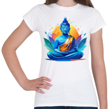PRINTFASHION Buddha  - Női póló - Fehér női póló