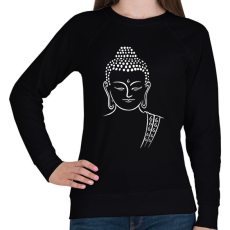PRINTFASHION buddha - Női pulóver - Fekete