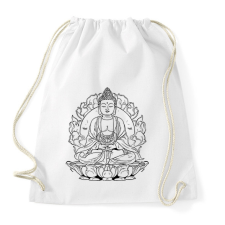 PRINTFASHION buddha - Sportzsák, Tornazsák - Fehér tornazsák