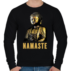 PRINTFASHION BUDHA2 - Férfi pulóver - Fekete