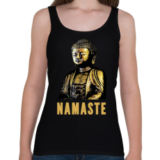 PRINTFASHION BUDHA2 - Női atléta - Fekete