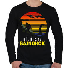 PRINTFASHION Bújócska bajnokok - Férfi hosszú ujjú póló - Fekete