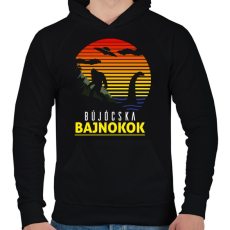 PRINTFASHION Bújócska bajnokok - Férfi kapucnis pulóver - Fekete