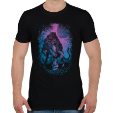 PRINTFASHION Bújócska - Férfi póló - Fekete