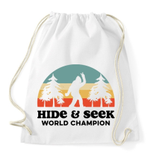 PRINTFASHION Bújócska győztes - Sportzsák, Tornazsák - Fehér tornazsák