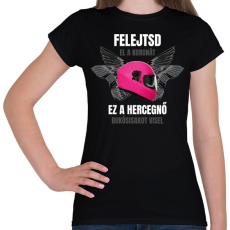 PRINTFASHION Bukósisakot visel - Női póló - Fekete