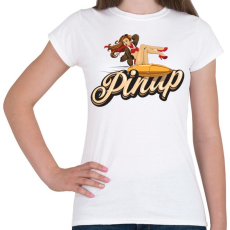 PRINTFASHION Bullet ride - Női póló - Fehér