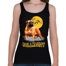 PRINTFASHION bullmastiff - Női atléta - Fekete női trikó