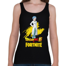 PRINTFASHION Bulma - Fortnite - Női atléta - Fekete női trikó