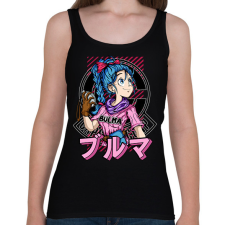 PRINTFASHION Bulma - Női atléta - Fekete női trikó