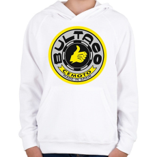 PRINTFASHION Bultaco - Gyerek kapucnis pulóver - Fehér