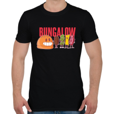 PRINTFASHION Bungalow - Férfi póló - Fekete férfi póló