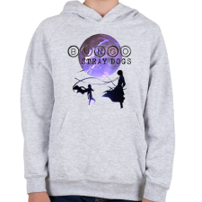 PRINTFASHION BUNGO Stray Dogs - Gyerek kapucnis pulóver - Sport szürke gyerek pulóver, kardigán