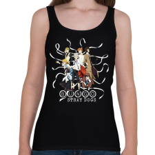 PRINTFASHION Bungo Stray Dogs - Női atléta - Fekete női trikó