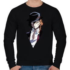 PRINTFASHION Bungou Stray Dogs - Férfi pulóver - Fekete