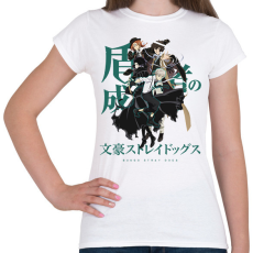 PRINTFASHION BUNGOU STRAY DOGS - Női póló - Fehér