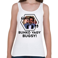 PRINTFASHION Bunkó vagy Bugsy! - Női atléta - Fehér női trikó