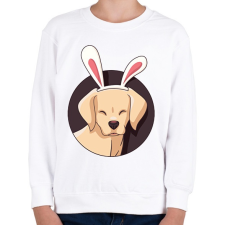 PRINTFASHION Bunnydog - Gyerek pulóver - Fehér gyerek pulóver, kardigán