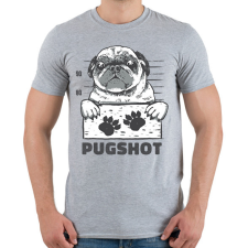 PRINTFASHION Bűnöző mopsz - Férfi póló - Sport szürke férfi póló
