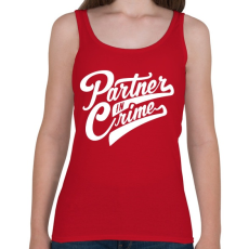 PRINTFASHION Bűntárs - Női atléta - Cseresznyepiros