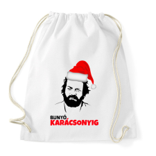PRINTFASHION BUNYÓ KARÁCSONYIG - Sportzsák, Tornazsák - Fehér tornazsák