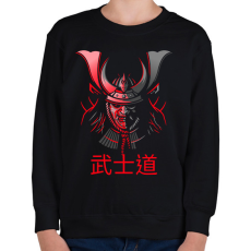 PRINTFASHION Bushido - Gyerek pulóver - Fekete