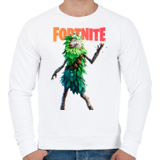 PRINTFASHION Bushranger Fortnite - Férfi pulóver - Fehér