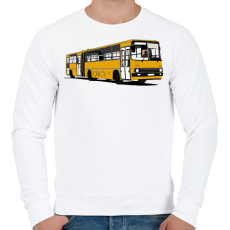 PRINTFASHION Busz - Férfi pulóver - Fehér