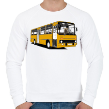 PRINTFASHION Busz - Férfi pulóver - Fehér férfi pulóver, kardigán