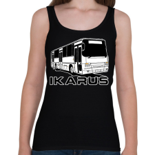 PRINTFASHION Busz - Női atléta - Fekete női trikó