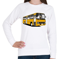 PRINTFASHION Busz - Női pulóver - Fehér