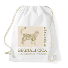 PRINTFASHION Büszke cica tulajdonos - Bengáli - Sportzsák, Tornazsák - Fehér tornazsák