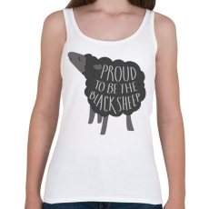 PRINTFASHION Büszke fekete bárány - Női atléta - Fehér